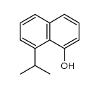 8-isopropyl-1-naphthol Structure