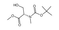 (S)-2-((叔丁氧基羰基)(甲基)氨基)-3-羟基丙酸甲酯图片