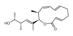 (3E,7E,9Z,11S,12R)-12-[(1E,3S,4R)-4-hydroxy-1,3-dimethyl-1-pentenyl]-11-methyloxacyclododeca-3,7,9-trien-2-one结构式