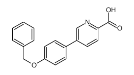 5-(4-Benzyloxyphenyl)picolinic acid结构式