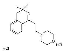 4-[2-(3,3-dimethyl-4H-isoquinolin-1-yl)ethyl]morpholine,dihydrochloride Structure