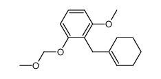 2-(1'-cyclohexenyl)-methyl-3-methoxymethoxyanisole Structure