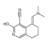 (5E)-5-(dimethylaminomethylidene)-3-oxo-2,6,7,8-tetrahydroisoquinoline-4-carbonitrile Structure