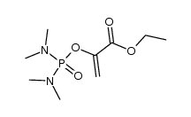 ethyl 2-((bis(dimethylamino)phosphoryl)oxy)acrylate Structure