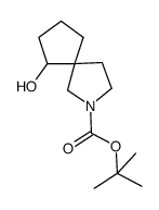 tert-butyl 6-hydroxy-2-azaspiro[4.4]nonane-2-carboxylate结构式