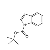 tert-butyl 4-methylindole-1-carboxylate structure