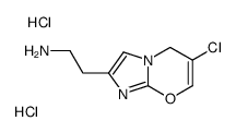 2-(6-chloro-5H-imidazo[2,1-b][1,3]oxazin-2-yl)ethanamine,dihydrochloride Structure