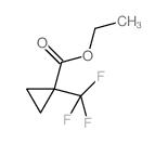 Ethyl 1-(trifluoromethyl)cyclopropanecarboxylate structure