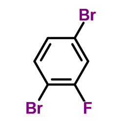 1,4-二溴-2-氟苯结构式