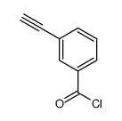 Benzoyl chloride, 3-ethynyl- (9CI) Structure