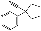 1-Pyridin-3-yl-cyclopentanecarbonitrile Structure