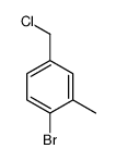 1-bromo-4-(chloromethyl)-2-methylbenzene structure