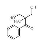 1-Propanone,3-hydroxy-2-(hydroxymethyl)-2-methyl-1-phenyl- structure