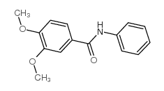 3,4-二甲氧基苯甲酰苯胺结构式