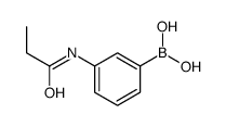 3-propionamidophenylboronic acid structure