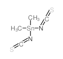 Stannane,diisothiocyanatodimethyl- Structure