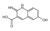 3-Quinolinecarboxylicacid,2-amino-6-hydroxy-(9CI) Structure