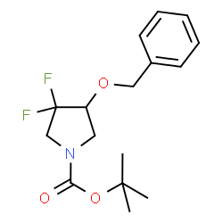 tert-butyl 4-(benzyloxy)-3,3-difluoropyrrolidine-1-carboxylate structure