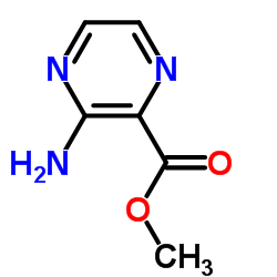 Methyl 3-amino-2-pyrazinecarboxylate Structure