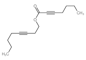 2-Heptynoic acid,3-octyn-1-yl ester structure