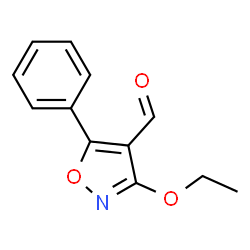 4-Isoxazolecarboxaldehyde,3-ethoxy-5-phenyl-(9CI) structure