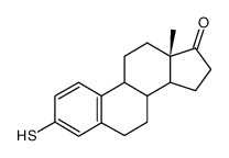 3-mercaptoestra-1,3,5(10)-trien-17-one Structure