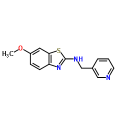 6-Methoxy-N-(3-pyridinylmethyl)-1,3-benzothiazol-2-amine structure