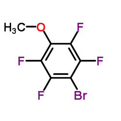 1-溴-2,3,5,6-四氟-4-甲氧基苯结构式