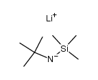 [tert-butyl(trimethylsilyl)amino]lithium结构式