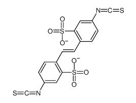 4,4'-Diisothiocyanatostilbene-2,2'-disulfonic acid disodium salt hydrate structure