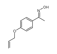 1-(4-allyloxy-phenyl)-ethanone oxime Structure