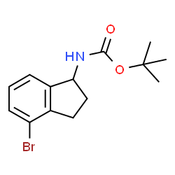 (4-溴-2,3-二氢-1H-茚-1-基)氨基甲酸叔丁酯图片