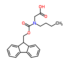 Fmoc-N-(Butyl)Gly-OH Structure