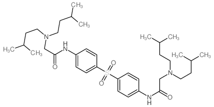 Acetanilide,4',4'''-sulfonylbis[2-(diisopentylamino)- (7CI,8CI)结构式