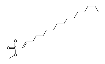 methyl hexadec-1-ene-1-sulfonate Structure