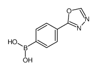 [4-(1,3,4-噁二唑-2-基)苯基]硼酸结构式