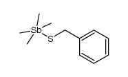 (benzylthio)tetramethylstiborane Structure