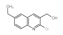 2-CHLORO-6-ETHYLQUINOLINE-3-METHANOL结构式