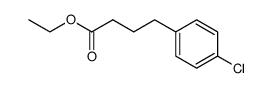 Benzenebutanoic acid, 4-chloro-, ethyl ester structure