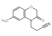 3-(6-METHYL-2H-1 4-BENZOXAZIN-3(4H)-ONE& Structure