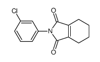 2-(3-chlorophenyl)-4,5,6,7-tetrahydroisoindole-1,3-dione Structure