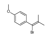 1-(1-bromo-2-methylprop-1-enyl)-4-methoxybenzene Structure