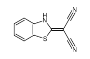 (2,3-dihydrobenzothiazol-2-ylidenyl)malonodinitrile结构式