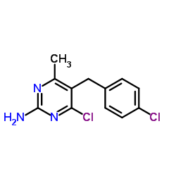 4-CHLORO-5-(4-CHLORO-BENZYL)-6-METHYL-PYRIMIDIN-2-YLAMINE结构式