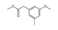 methyl 2-(3-methoxy-5-methylphenyl)acetate结构式