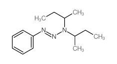 N-butan-2-yl-N-phenyldiazenyl-butan-2-amine structure