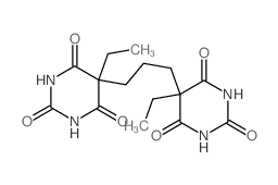 2,4,6(1H,3H,5H)-Pyrimidinetrione,5,5'-(1,3-propanediyl)bis[5-ethyl- structure