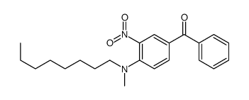 [4-[methyl(octyl)amino]-3-nitrophenyl]-phenylmethanone结构式