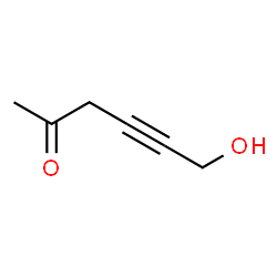 4-Hexyn-2-one, 6-hydroxy- (9CI)结构式