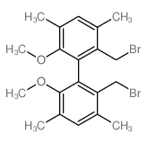 1,1'-Biphenyl,2,2'-bis(bromomethyl)-6,6'-dimethoxy-3,3',5,5'-tetramethyl- structure